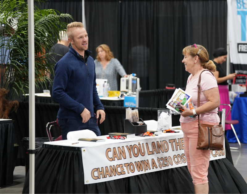 Homeowners and exhibitors at a Nationwide Expos home show, photo 7